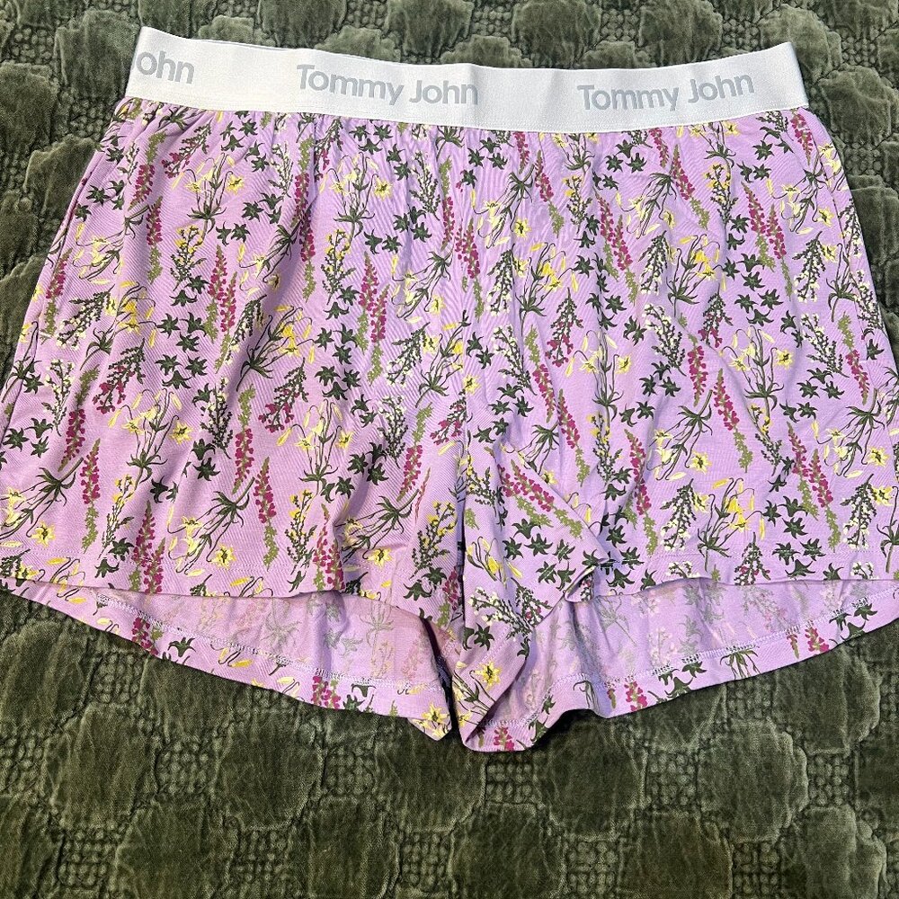 Tommy John Second Skin Sleep Shorts NWT XL